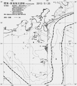 一都三県漁海況速報、関東・東海海況速報(2013/05/25)