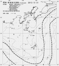 一都三県漁海況速報、関東・東海海況速報(2013/05/31)