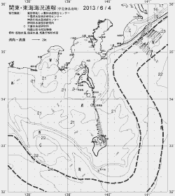 一都三県漁海況速報、関東・東海海況速報(2013/06/04)