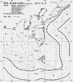 一都三県漁海況速報、関東・東海海況速報(2013/06/06)