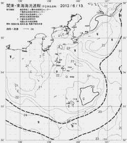 一都三県漁海況速報、関東・東海海況速報(2013/06/13)