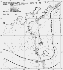 一都三県漁海況速報、関東・東海海況速報(2013/06/15)