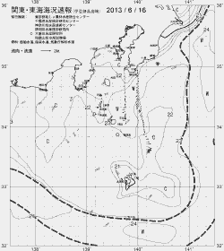一都三県漁海況速報、関東・東海海況速報(2013/06/16)