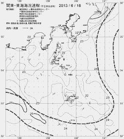 一都三県漁海況速報、関東・東海海況速報(2013/06/18)