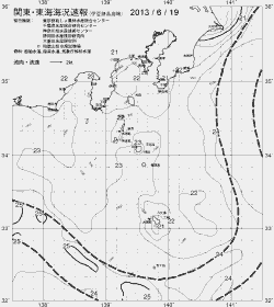 一都三県漁海況速報、関東・東海海況速報(2013/06/19)