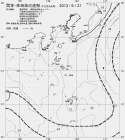 一都三県漁海況速報、関東・東海海況速報(2013/06/21)
