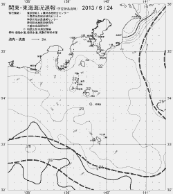 一都三県漁海況速報、関東・東海海況速報(2013/06/24)