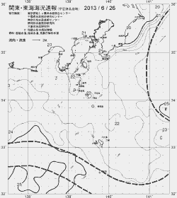 一都三県漁海況速報、関東・東海海況速報(2013/06/26)