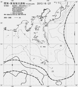 一都三県漁海況速報、関東・東海海況速報(2013/06/27)