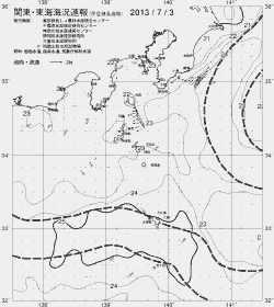 一都三県漁海況速報、関東・東海海況速報(2013/07/03)