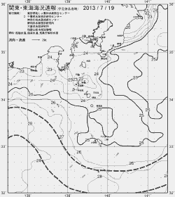 一都三県漁海況速報、関東・東海海況速報(2013/07/19)