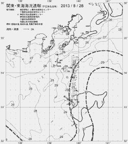 一都三県漁海況速報、関東・東海海況速報(2013/08/28)