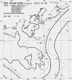 一都三県漁海況速報、関東・東海海況速報(2013/09/20)