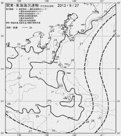 一都三県漁海況速報、関東・東海海況速報(2013/09/27)