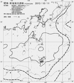 一都三県漁海況速報、関東・東海海況速報(2013/10/11)