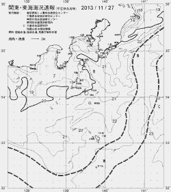 一都三県漁海況速報、関東・東海海況速報(2013/11/27)
