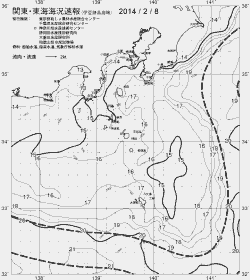 一都三県漁海況速報、関東・東海海況速報(2014/02/08)