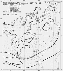 一都三県漁海況速報、関東・東海海況速報(2014/02/28)