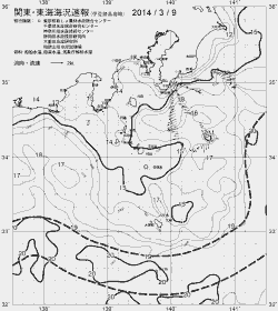 一都三県漁海況速報、関東・東海海況速報(2014/03/09)