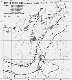 一都三県漁海況速報、関東・東海海況速報(2014/03/28)