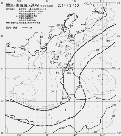 一都三県漁海況速報、関東・東海海況速報(2014/03/30)