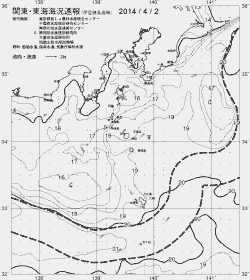 一都三県漁海況速報、関東・東海海況速報(2014/04/02)