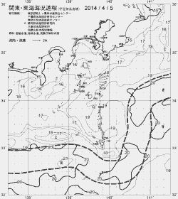 一都三県漁海況速報、関東・東海海況速報(2014/04/05)