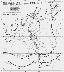 一都三県漁海況速報、関東・東海海況速報(2014/04/10)