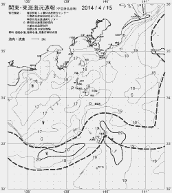 一都三県漁海況速報、関東・東海海況速報(2014/04/15)