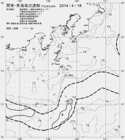 一都三県漁海況速報、関東・東海海況速報(2014/04/18)