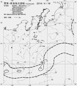 一都三県漁海況速報、関東・東海海況速報(2014/04/19)