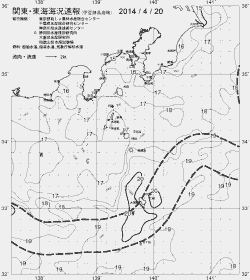 一都三県漁海況速報、関東・東海海況速報(2014/04/20)
