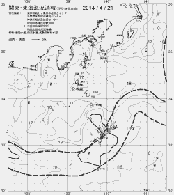 一都三県漁海況速報、関東・東海海況速報(2014/04/21)
