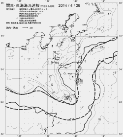 一都三県漁海況速報、関東・東海海況速報(2014/04/28)