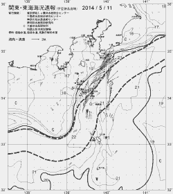 一都三県漁海況速報、関東・東海海況速報(2014/05/11)