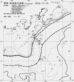 一都三県漁海況速報、関東・東海海況速報(2014/05/13)