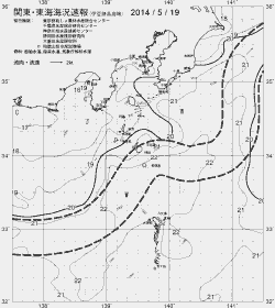 一都三県漁海況速報、関東・東海海況速報(2014/05/19)