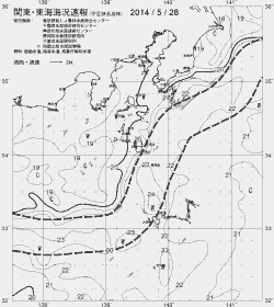 一都三県漁海況速報、関東・東海海況速報(2014/05/28)