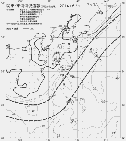 一都三県漁海況速報、関東・東海海況速報(2014/06/01)