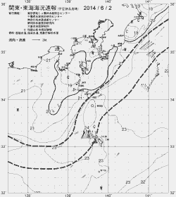 一都三県漁海況速報、関東・東海海況速報(2014/06/02)