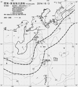 一都三県漁海況速報、関東・東海海況速報(2014/06/03)