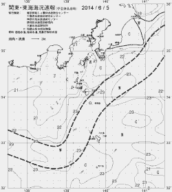 一都三県漁海況速報、関東・東海海況速報(2014/06/05)