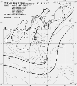 一都三県漁海況速報、関東・東海海況速報(2014/06/07)
