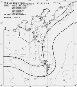 一都三県漁海況速報、関東・東海海況速報(2014/06/09)