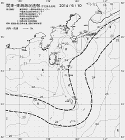 一都三県漁海況速報、関東・東海海況速報(2014/06/10)