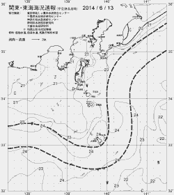 一都三県漁海況速報、関東・東海海況速報(2014/06/13)
