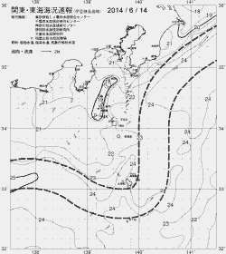 一都三県漁海況速報、関東・東海海況速報(2014/06/14)