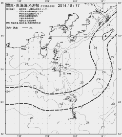一都三県漁海況速報、関東・東海海況速報(2014/06/17)