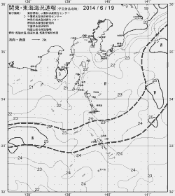 一都三県漁海況速報、関東・東海海況速報(2014/06/19)