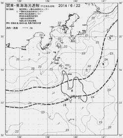 一都三県漁海況速報、関東・東海海況速報(2014/06/22)